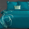 KOMPLET POŚCIELI HAFT1 160X200 CM, 2 SZT. 70X80 CM TURKUSOWY[0].jpg