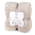 KOC D91 CARO 170 X 210 CM BEŻOWY