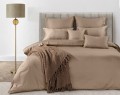 POŚCIEL ELEGANT1E 160 X 200 CM JASNOBRĄZOWY