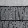 FIRANA GOTOWA CARLI 140 X 250 CM CZARNY