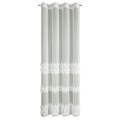 FIRANA GOTOWA NIRA 140 X 250 CM KREMOWY