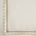 OBRUS LACE 85 X 85 CM KREMOWY