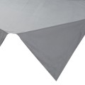 OBRUS MELINDA 85 X 85 CM STALOWY