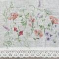 FIRANA GOTOWA SYLWIA NA TAŚMIE 150 X 30 CM BIAŁY