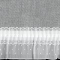 FIRANA GOTOWA MARY NA SZELKACH 150 X 60 CM BIAŁY