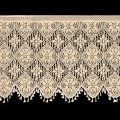 FIRANA GOTOWA MOLY NA TAŚMIE 150 X 60 CM JASNOBEŻOWY