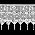 FIRANA GOTOWA MARTHA NA TAŚMIE 150 X 60 CM BIAŁY