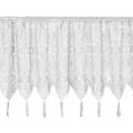 FIRANA GOTOWA MARTHA NA TAŚMIE 150 X 60 CM BIAŁY