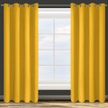 ZASŁONA GOTOWA D91 PARISA 140 X 250 CM MUSZTARDOWY