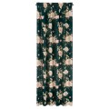 ZASŁONA GOTOWA ROSE NA TAŚMIE 135 X 270 CM CIEMNOZIELONY