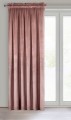 ZASŁONA GOTOWA D91 ROSA NA TAŚMIE 140 X 270 CM CIEMNORÓŻOWY