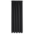 ZASŁONA GOTOWA D91 PARISA NA TAŚMIE 140 X 270 CM CZARNY