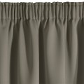 ZASŁONA GOTOWA D91 PARISA NA TAŚMIE 140 X 270 CM CIEMNOBEŻOWY