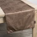 OBRUS GOJA 40 X 140 CM BRĄZOWY