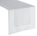 OBRUS LUCY 40 X 180 CM BIAŁY