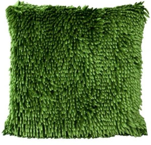 Poszewka dekoracyjna 40x40 EuroFirany SHAGGY oliwk