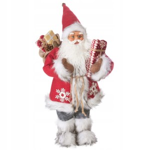 MIKOŁAJ OZDOBY CHOINKOWE EUROFIRANY LEO2 28X19X60