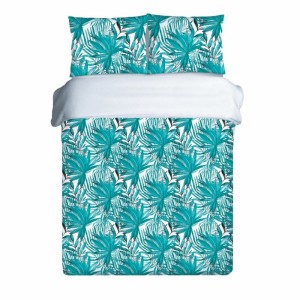 D91 Pościel satyna bawełniana 200x220  Boni liście