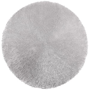 Podkładka glamour Eurofirany 38cm Zoja 2 srebrny