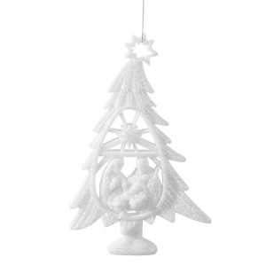 Choinka OZDOBA CHOINKOWA EUROFIRANY 23a biały