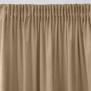 Zasłona velvet 140x270 na taśmie Pierre Cardin cappucino