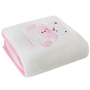 KOC KOCYK DLA DZIECKA 110x140 PIERRE CARDIN BABY 2 RÓŻ