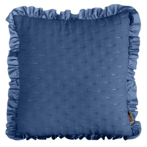 Poszewka falbanki 45x45 Eurofirany Libi granat