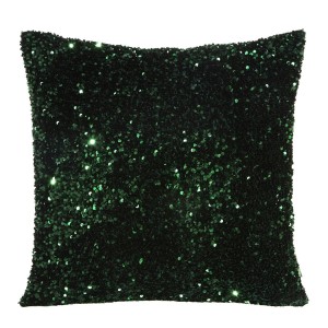 Poszewka cekiny 45x45 Eurofirany Belisa c.zielony