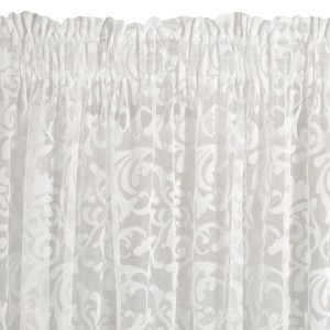 Firana na taśmie 350x250 Eurofirany Heather kremowy