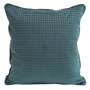 Poszewka pepitka 40x40 Eurofirany Amelia c.turkus