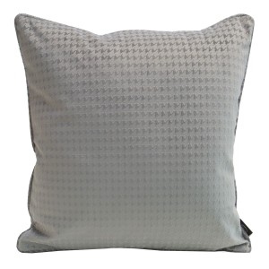 Poszewka pepitka 40x40 Eurofirany Amelia srebrny