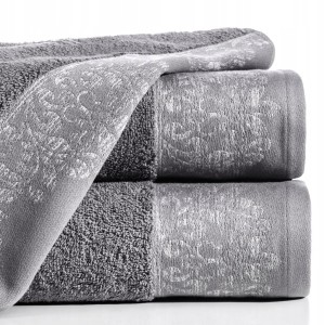 Ręcznik 50x90 Eurofirany Heidi srebrny