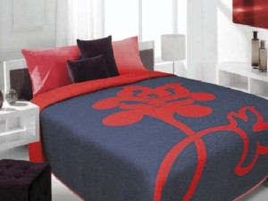 Narzuta dwustronna 170x210 Eurofirany 59 granat