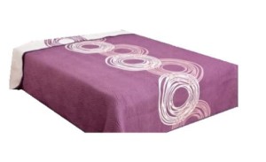Narzuta dwustronna 170x210 Eurofirany ANA fiolet