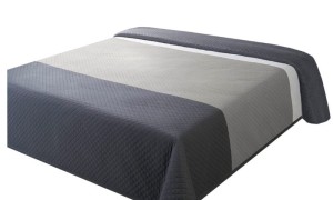 Narzuta pikowana 220x240 Eurofirany Stripe szary