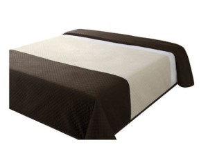 Narzuta pikowana 170x210 Eurofirany Stripe brąz
