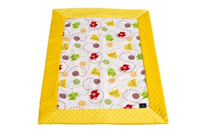 Kocyk letni 75x150 Minky żołty Luli Luli