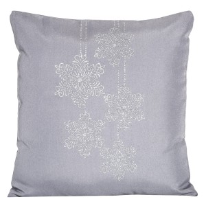 Poszewka świąteczna 45x45 Eurofirany Leonid 1 srebrny