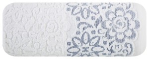 Ręcznik Eurofirany RIA 70x140 biały niebieski
