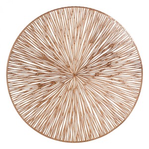 Podkładka glamour Eurofirany 38cm Agatha miedź