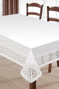 Obrus bawełniany 140x180 Eurofirany Eco biały