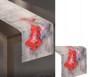 Bieżnik 40x140 świąteczny Eurofirany Tree1