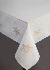 Bieżnik świąteczny 40x140 Eurofirany Stars krem+złoty