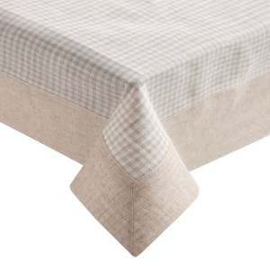 Obrus 150x220 Eurofirany Asta krem+beż