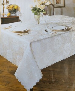 Obrus plamoodporny 110x140 biały