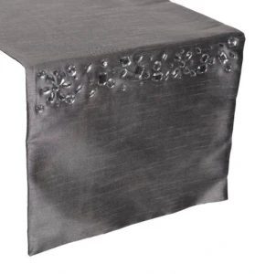 Bieżnik glamour 33x180 Eurofirany Blink srebrny