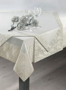 Obrus ekskluzywny EuroFirany Alexia 150x260 beż