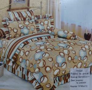 Komplet pościeli 160x200 beżowa yh326