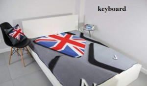 Koc polarowy 150x200 młodzieżowy Flaga UK