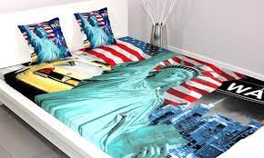 Koc polarowy 150x200 młodzieżowy New York